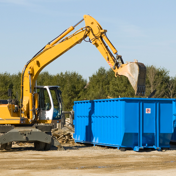 what size residential dumpster rentals are available in Franklin AR